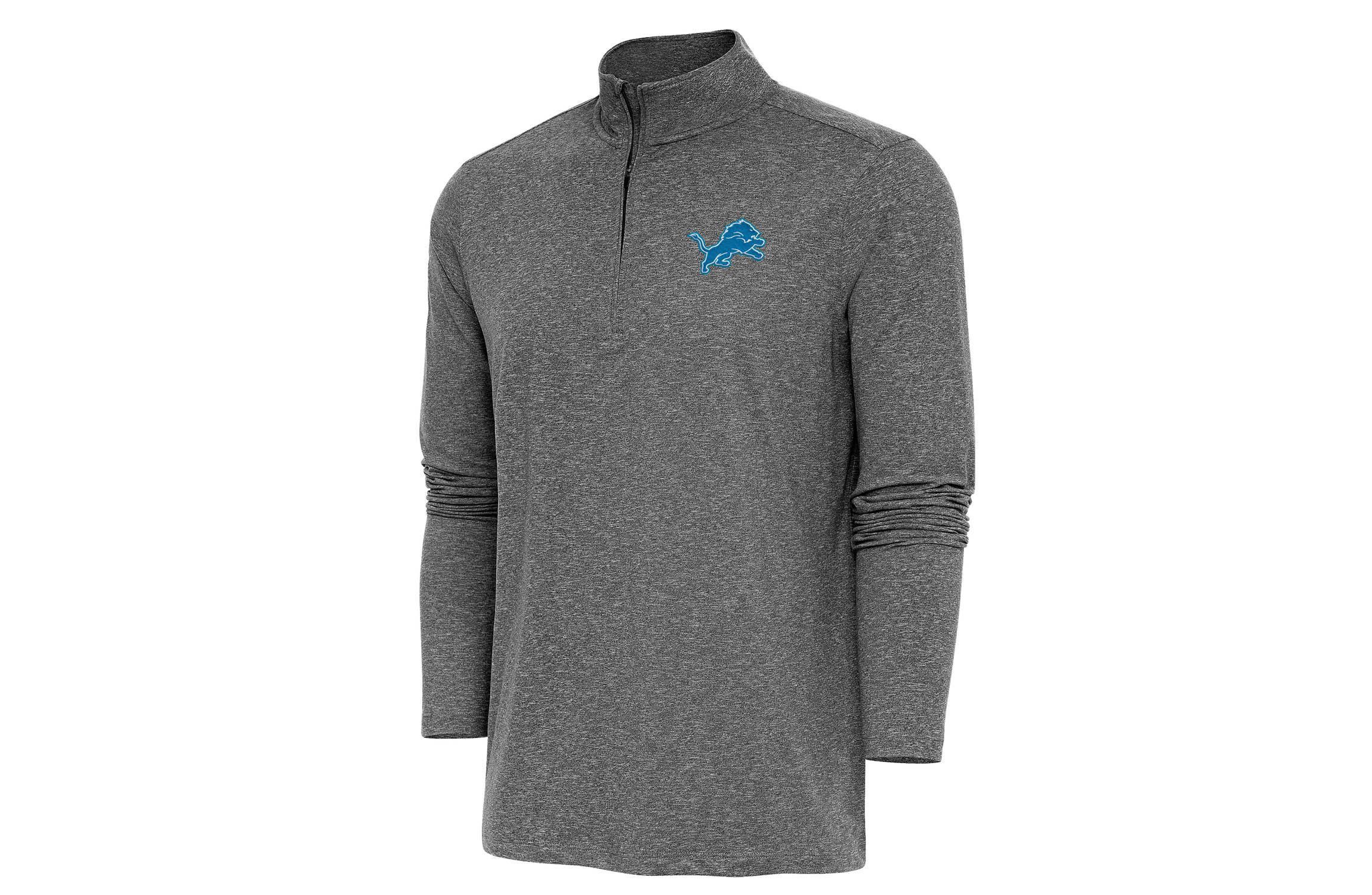 NFL Detroit Lions Mens Hunk 1/4 Zip Pullover
