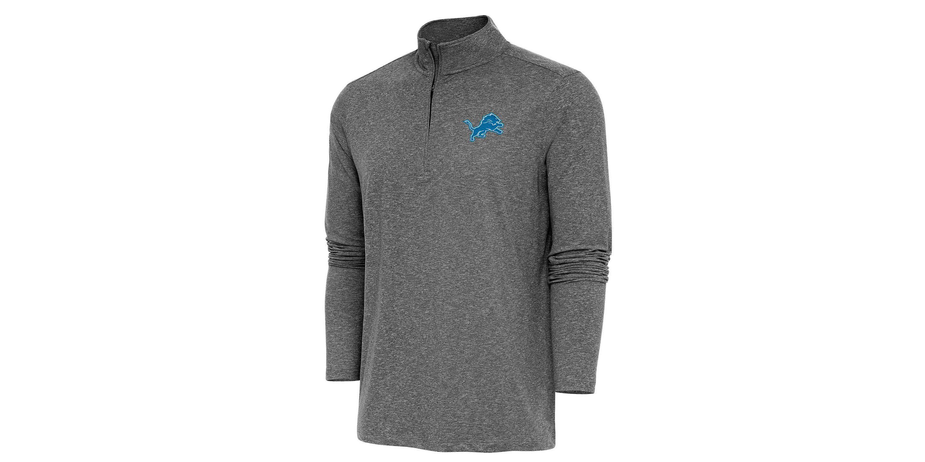 NFL Detroit Lions Mens Hunk 1/4 Zip Pullover