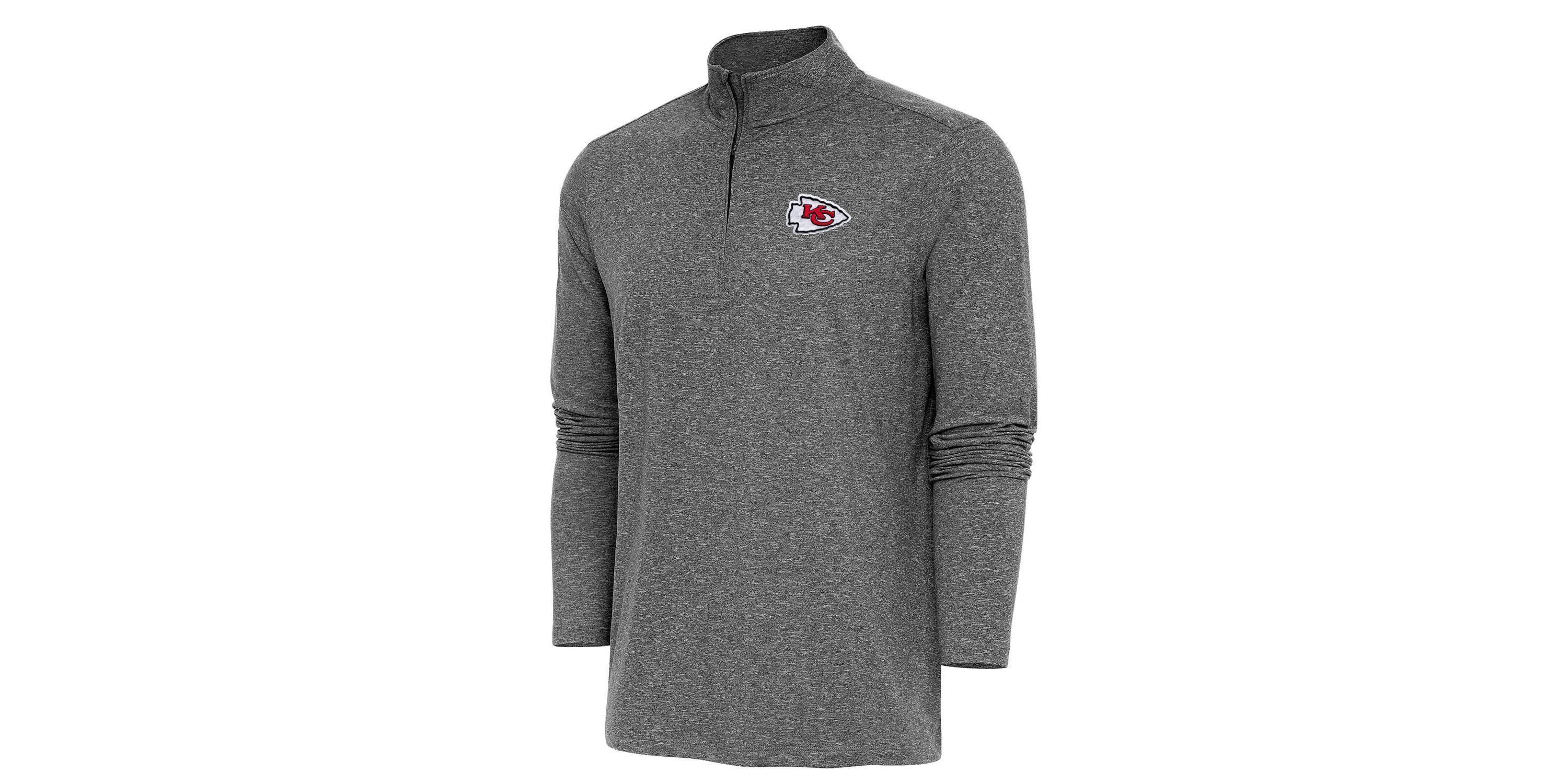 NFL Kansas City Chiefs Mens Hunk 1/4 Zip Pullover