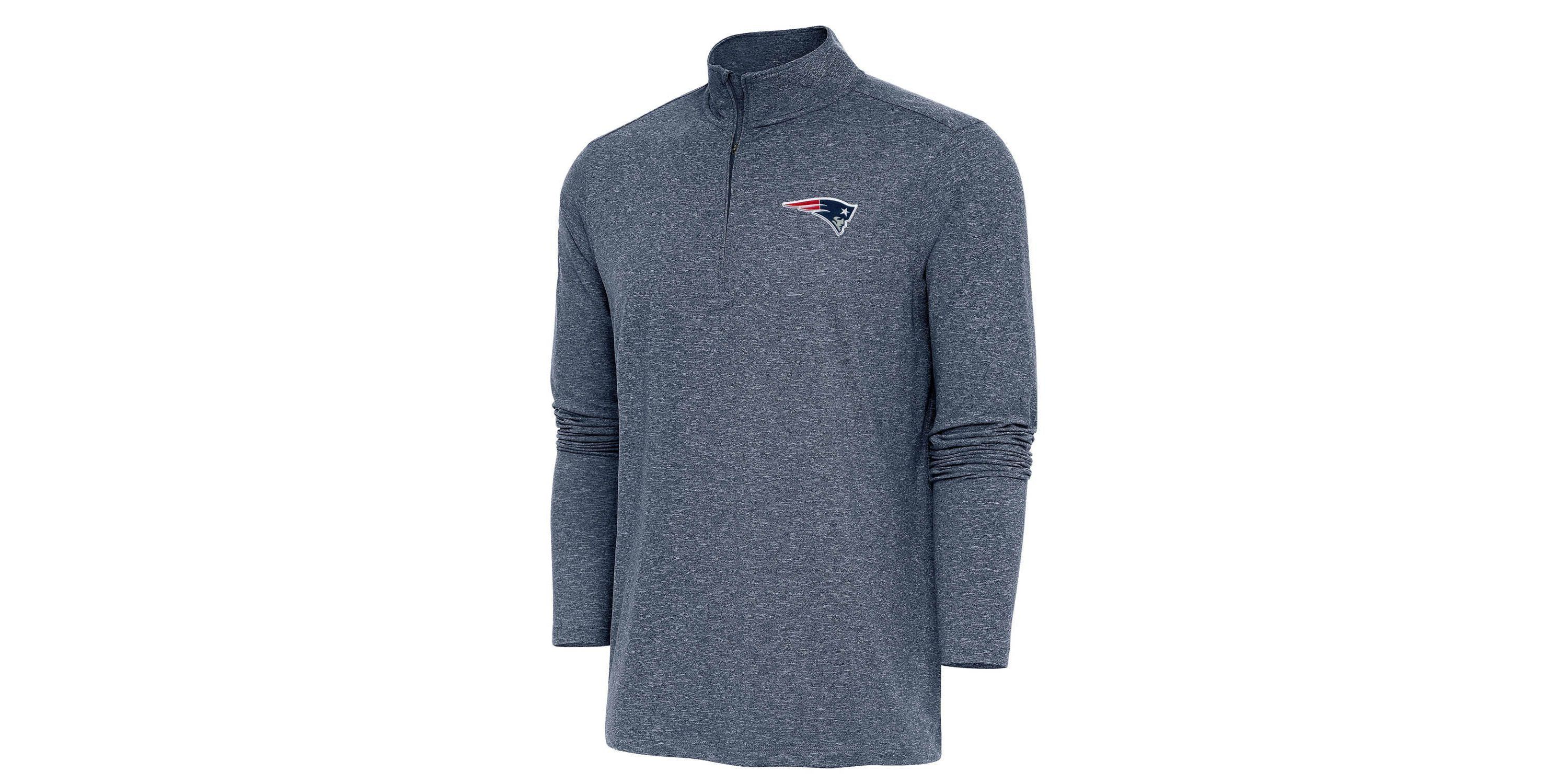 NFL New England Patriots Mens Hunk 1/4 Zip Pullover