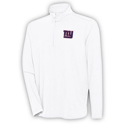 Antigua NFL New York Giants Men's Hunk 1/4 Zip Pullover