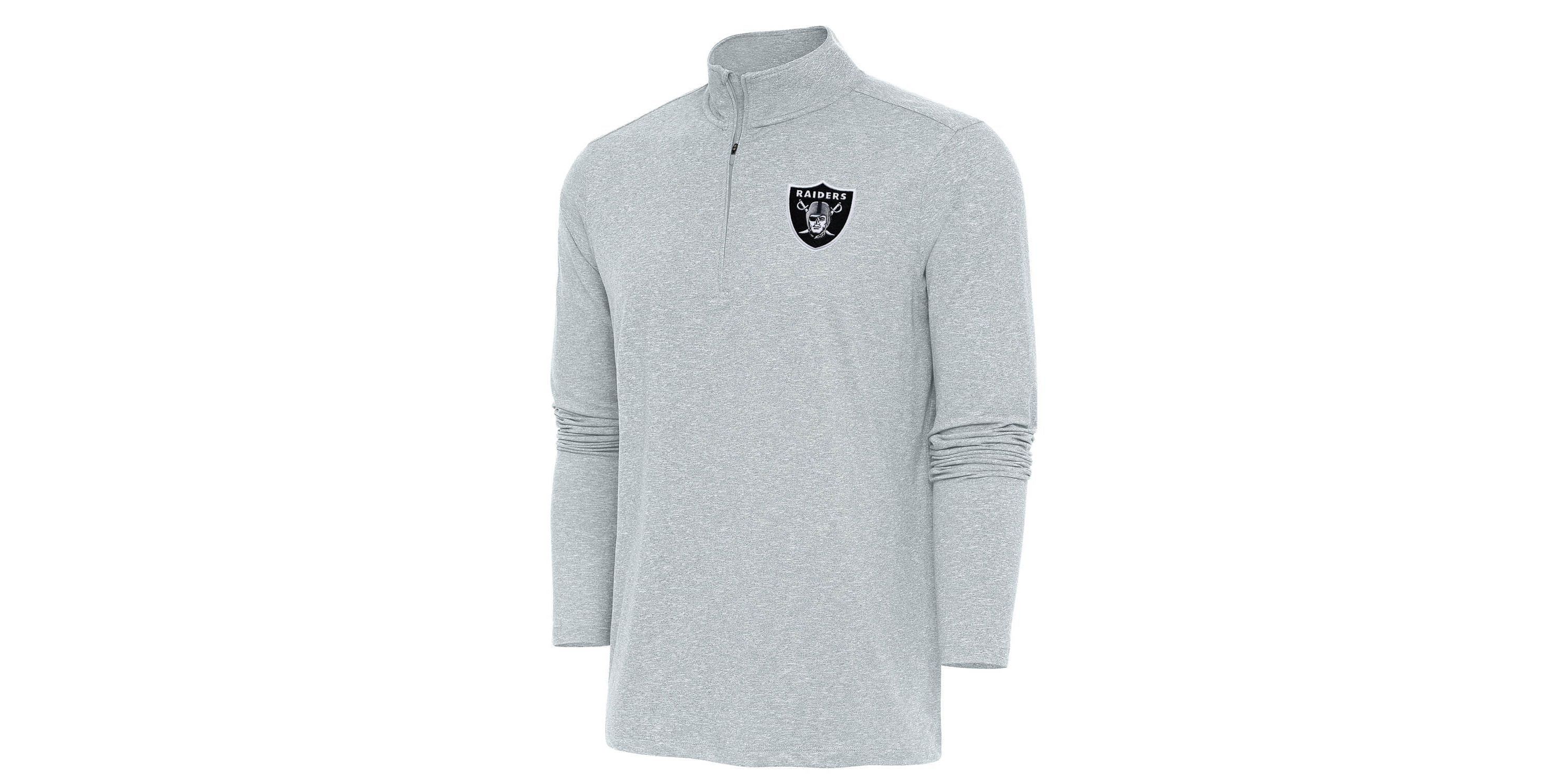 NFL Oakland Raiders Las Vegas Raiders  Mens Hunk 1/4 Zip Pullover