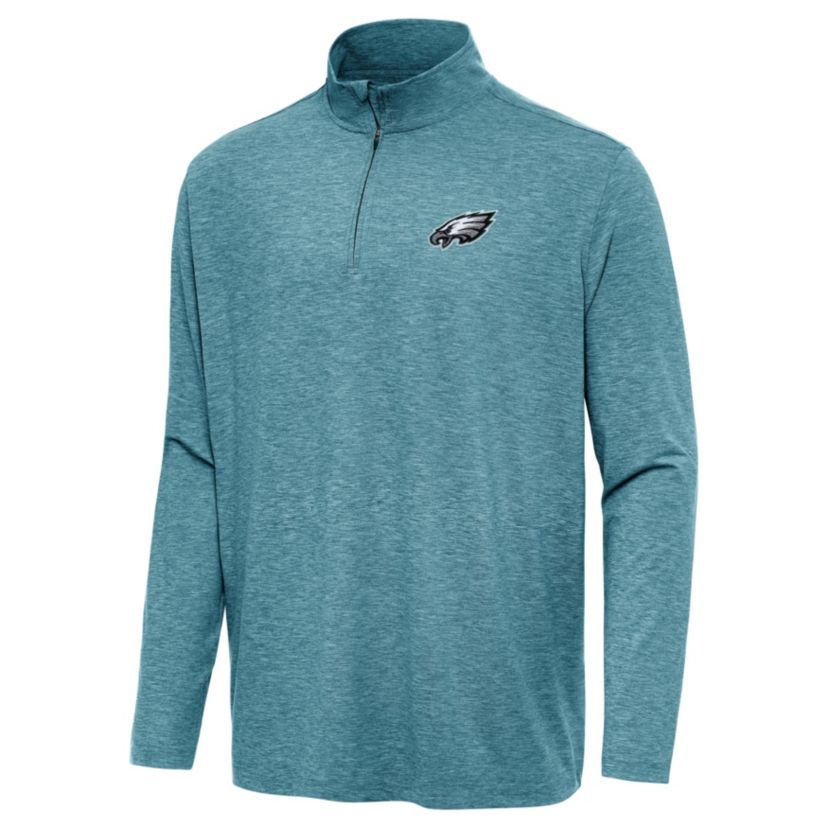 Antigua NFL Philadelphia Eagles Mens Hunk 1/4 Zip Pullover