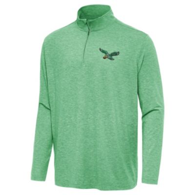Antigua NFL Philadelphia Eagles Men's Hunk 1/4 Zip Pullover, Green, Small