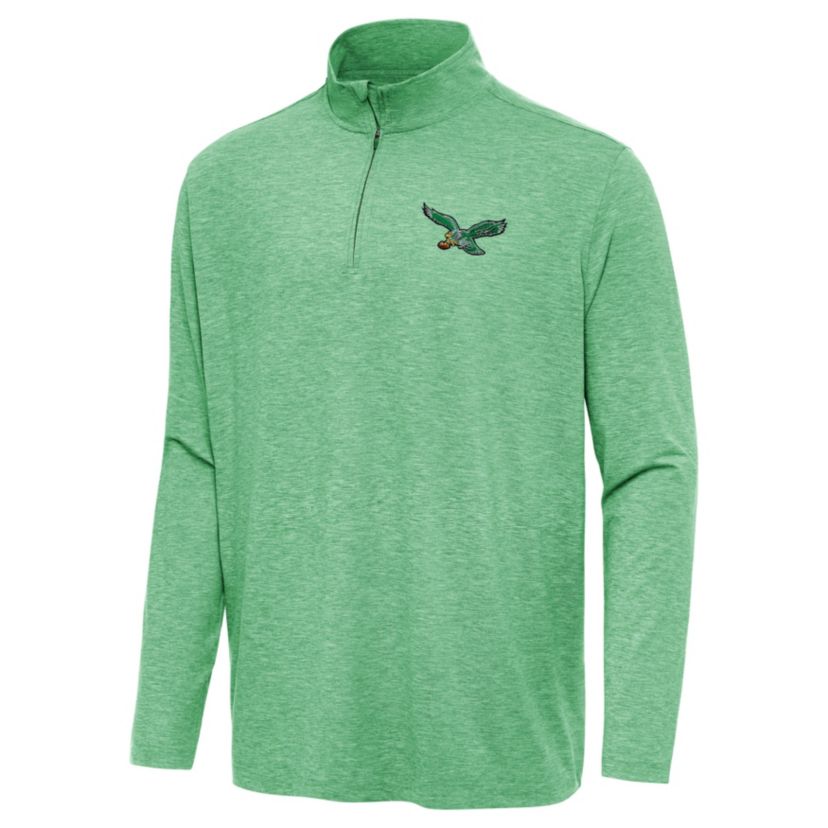 Antigua NFL Philadelphia Eagles Mens Hunk 1/4 Zip Pullover