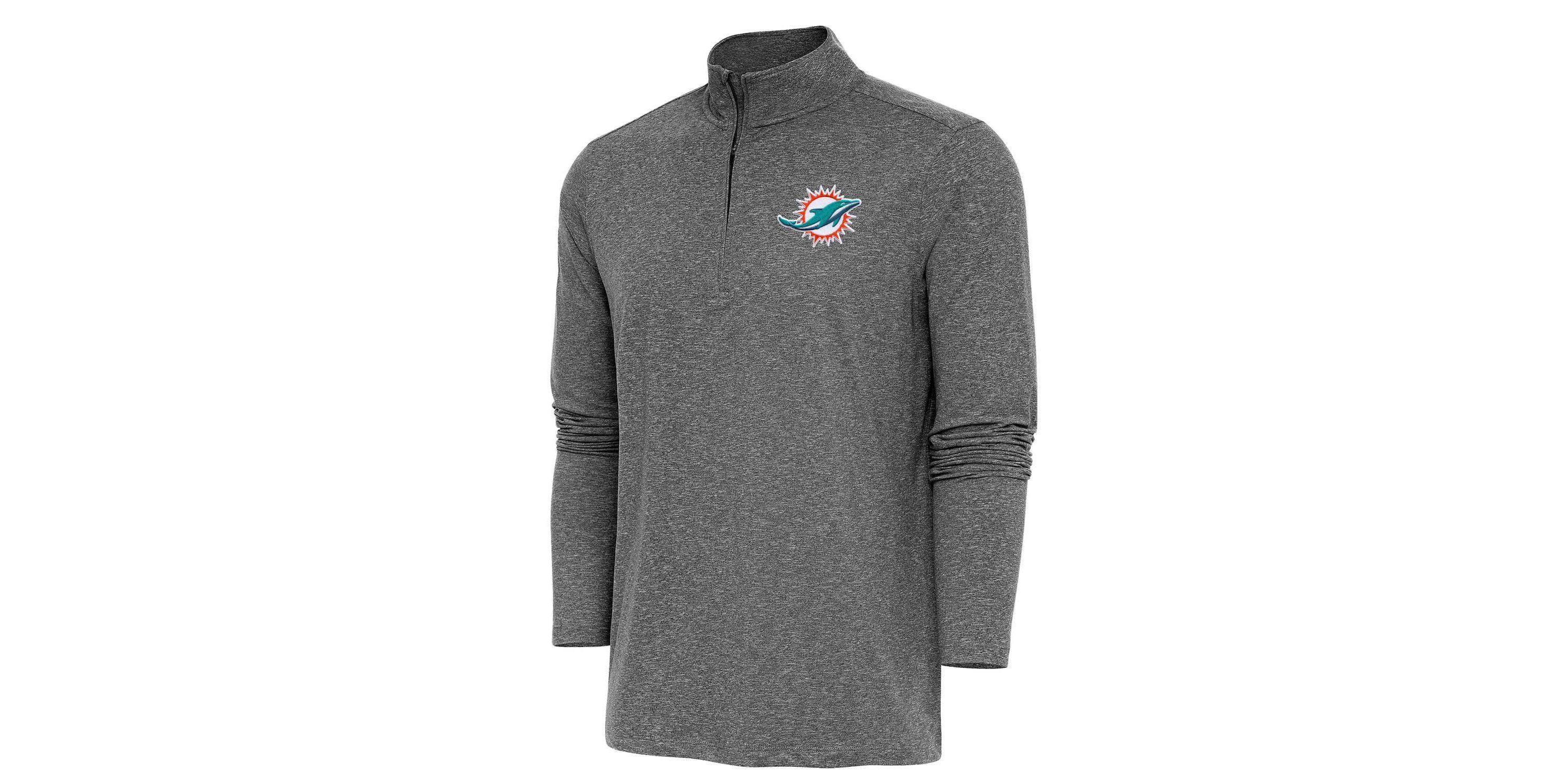 NFL Miami Dolphins Mens Hunk 1/4 Zip Pullover