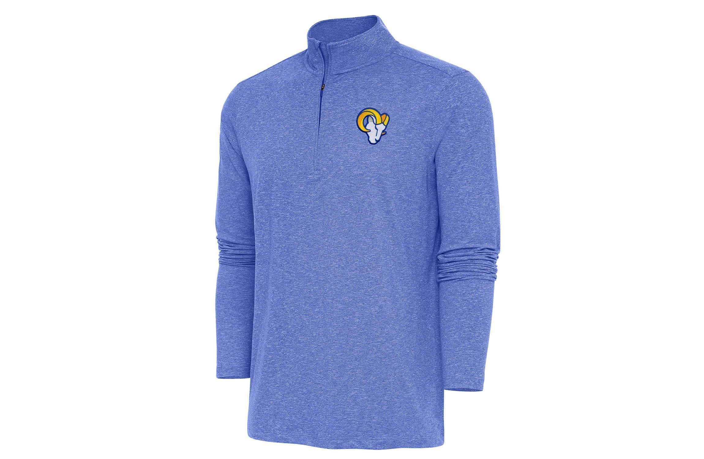 NFL Los Angeles Rams Mens Hunk 1/4 Zip Pullover
