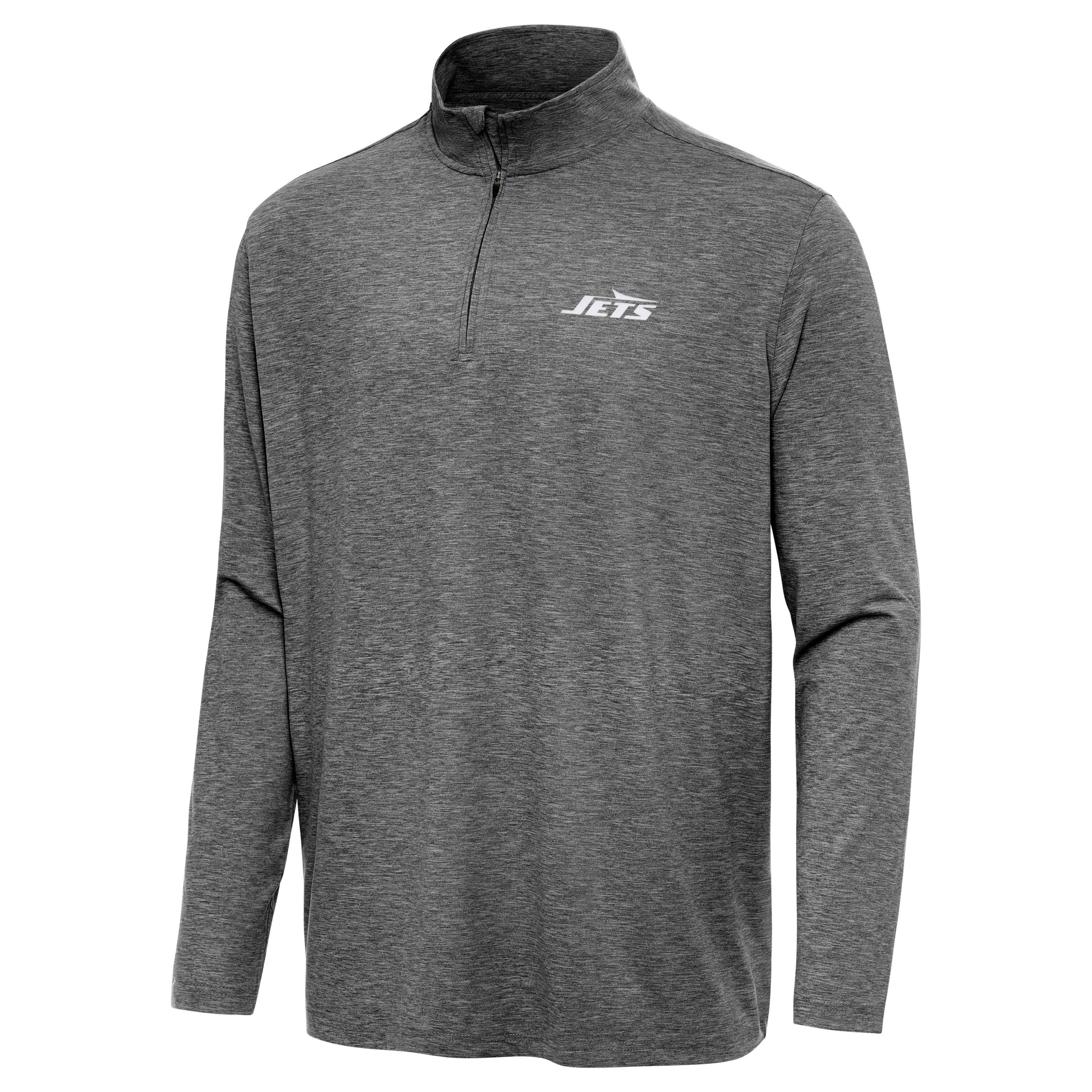 Antigua NFL New York Jets Mens Hunk 1/4 Zip Pullover
