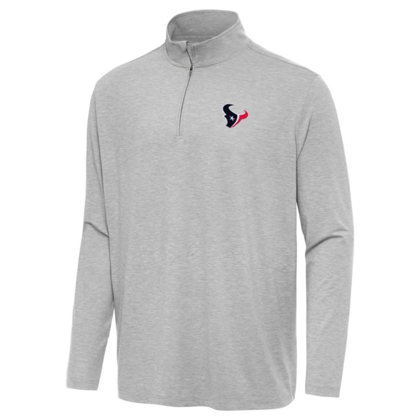 Antigua NFL Houston Texans Mens Hunk 1/4 Zip Pullover