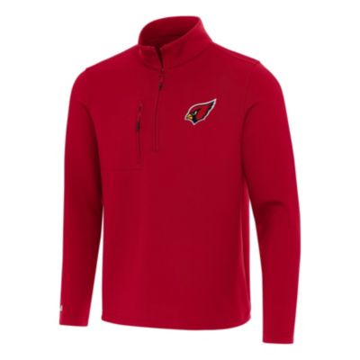 Antigua NFL Arizona Cardinals Men's Insider 1/4 Zip Pullover, Red, Large