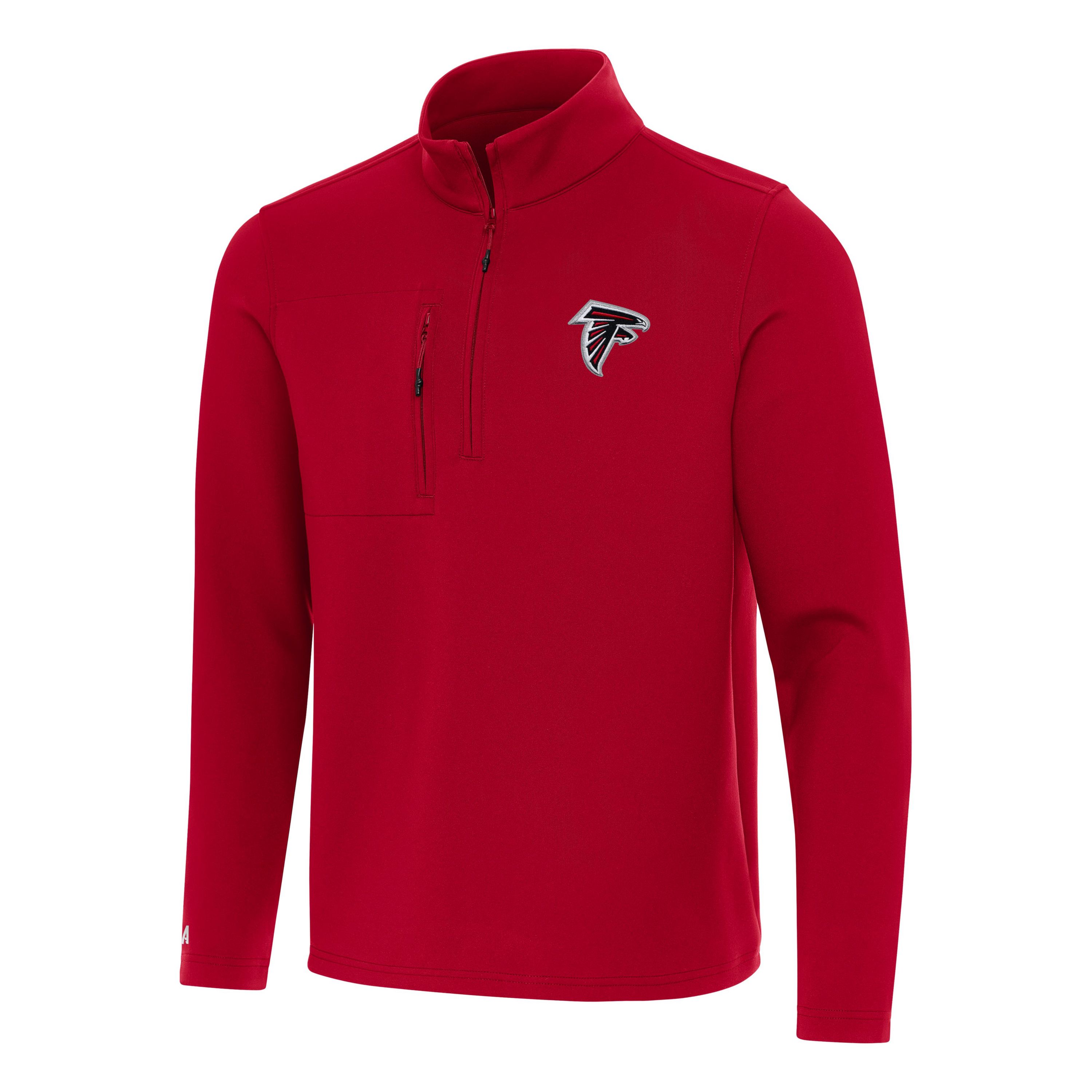 Antigua NFL Atlanta Falcons Mens Insider 1/4 Zip Pullover