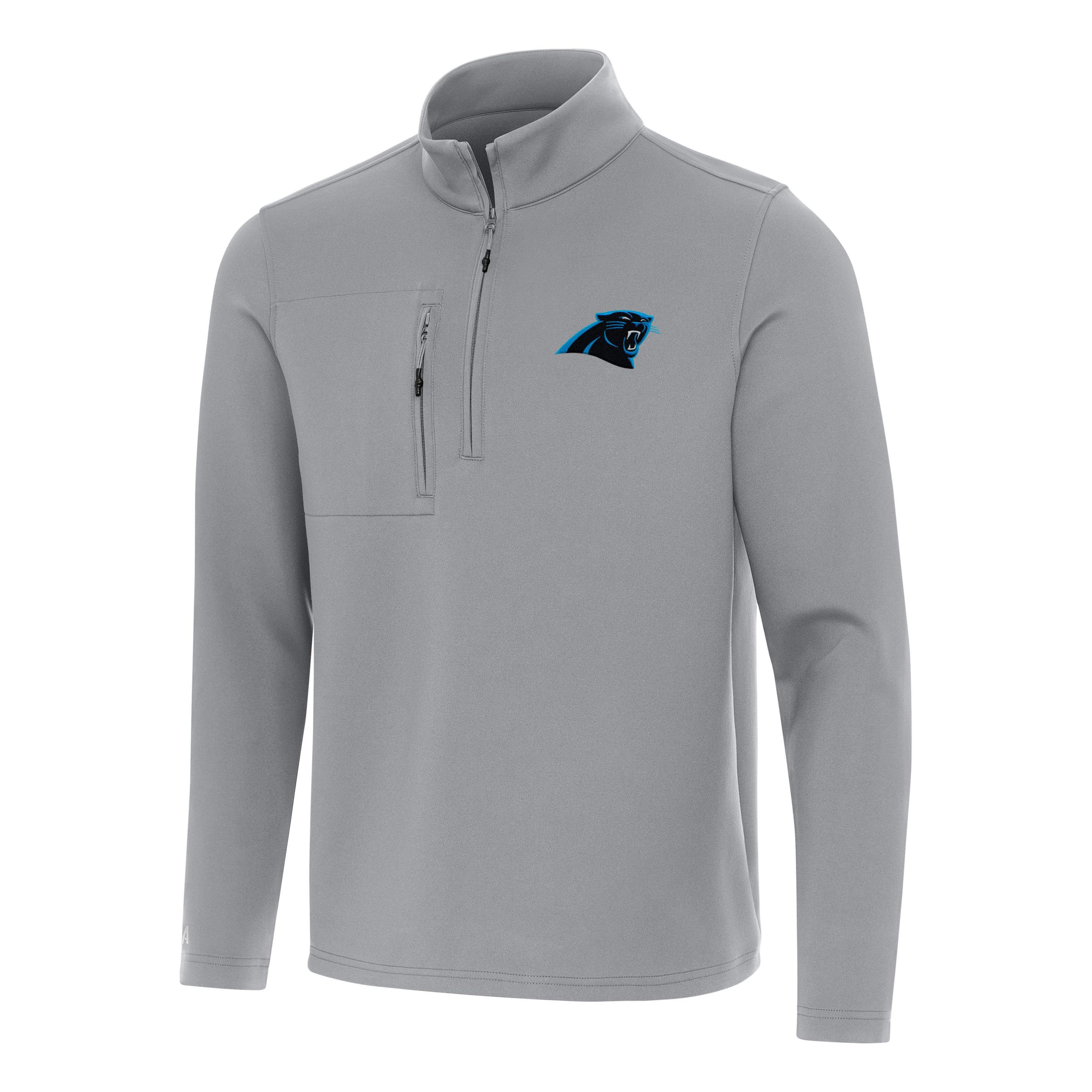 Antigua NFL Carolina Panthers Mens Insider 1/4 Zip Pullover