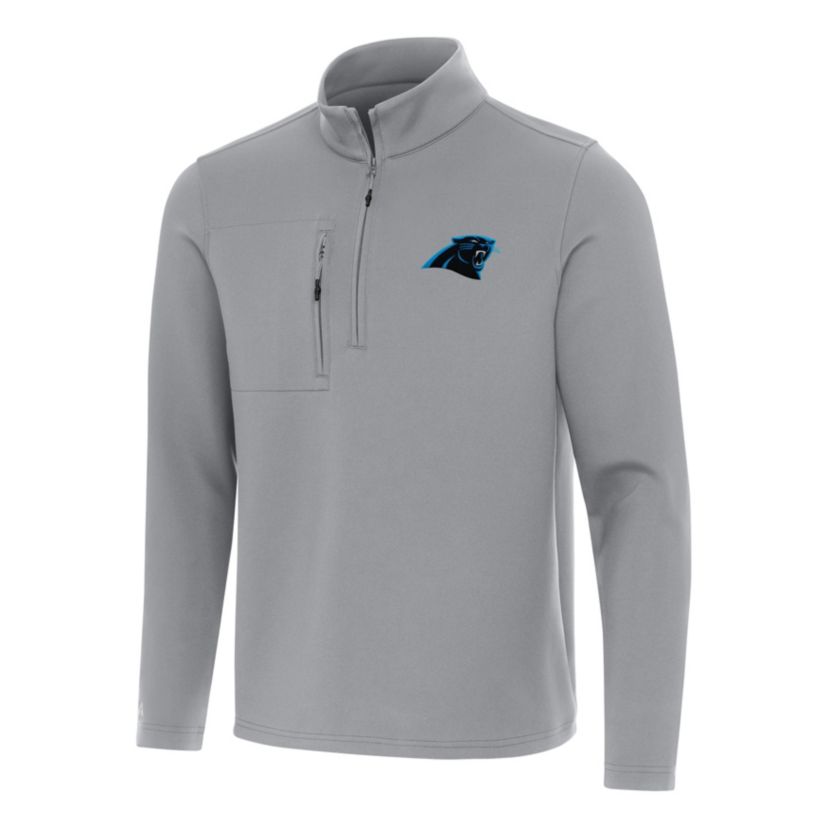 Antigua NFL Carolina Panthers Mens Insider 1/4 Zip Pullover