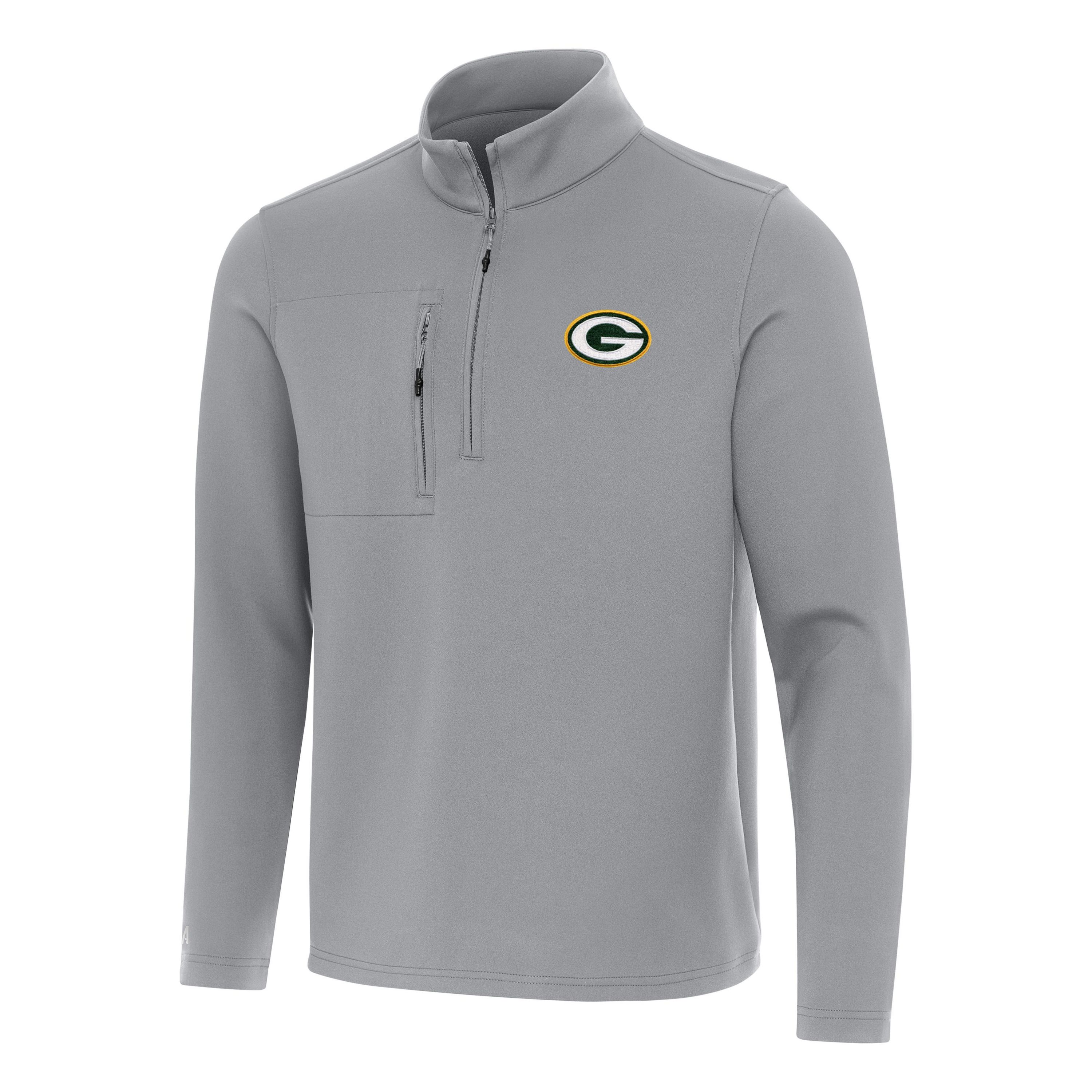 Antigua NFL Green Bay Packers Mens Insider 1/4 Zip Pullover