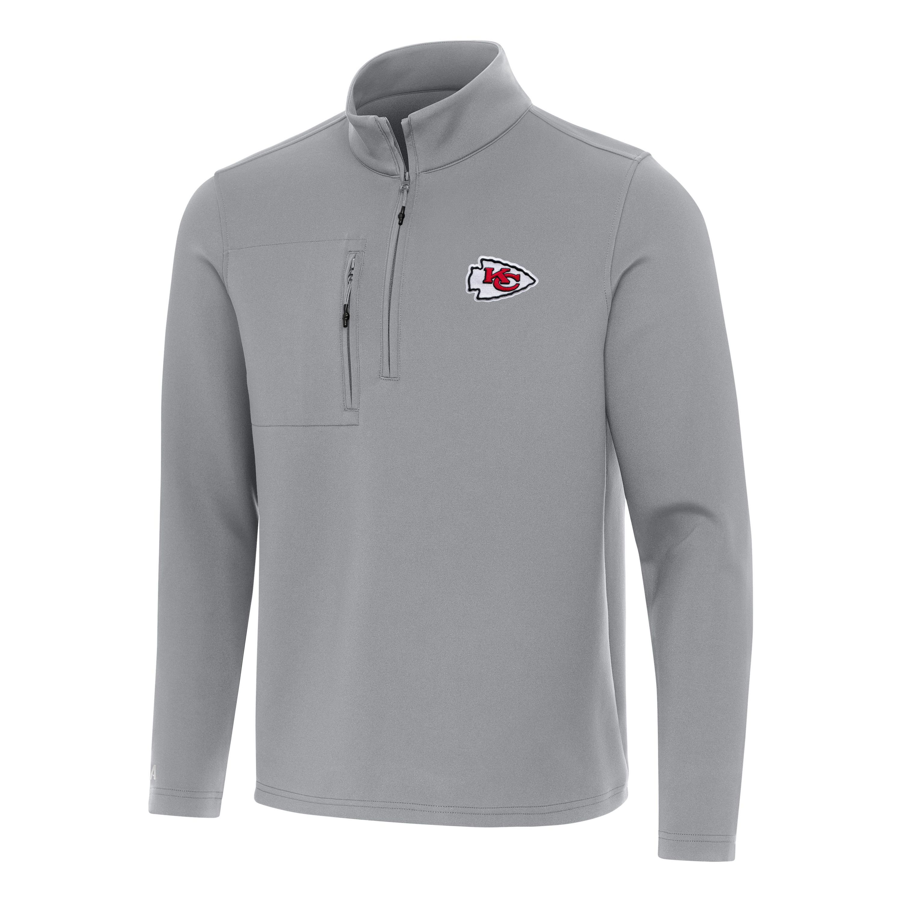 Antigua NFL Kansas City Chiefs Mens Insider 1/4 Zip Pullover