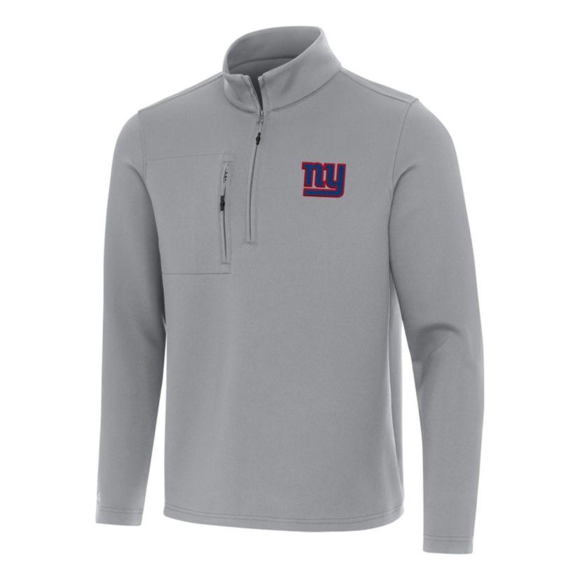 Antigua NFL New York Giants Mens Insider 1/4 Zip Pullover