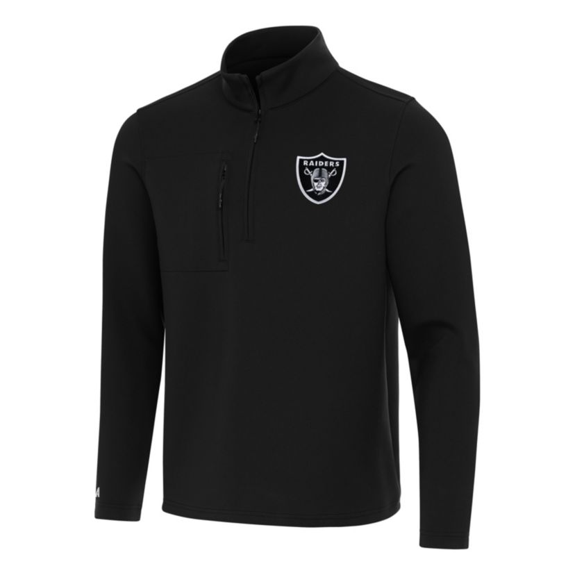 Antigua NFL Las Vegas Raiders  Mens Insider 1/4 Zip Pullover