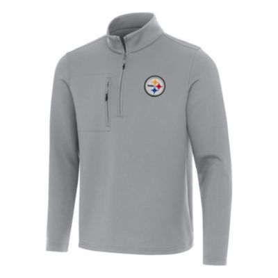 Antigua NFL Pittsburgh Steelers Men's Insider 1/4 Zip Pullover, 2XL