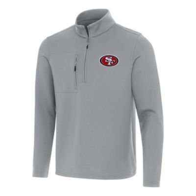 Antigua NFL San Francisco 49ers Men's Insider 1/4 Zip Pullover, Large