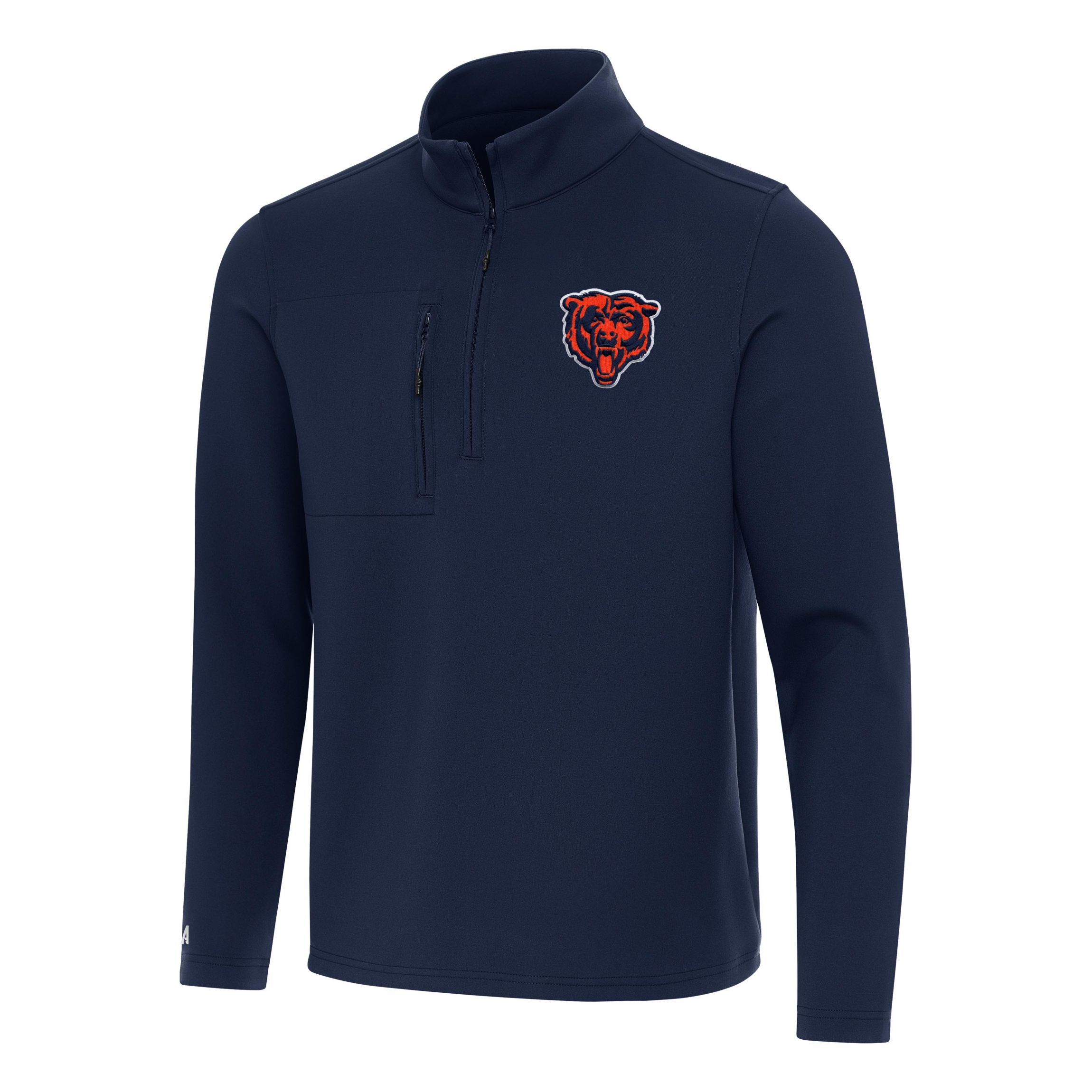Antigua NFL Chicago Bears Mens Insider 1/4 Zip Pullover