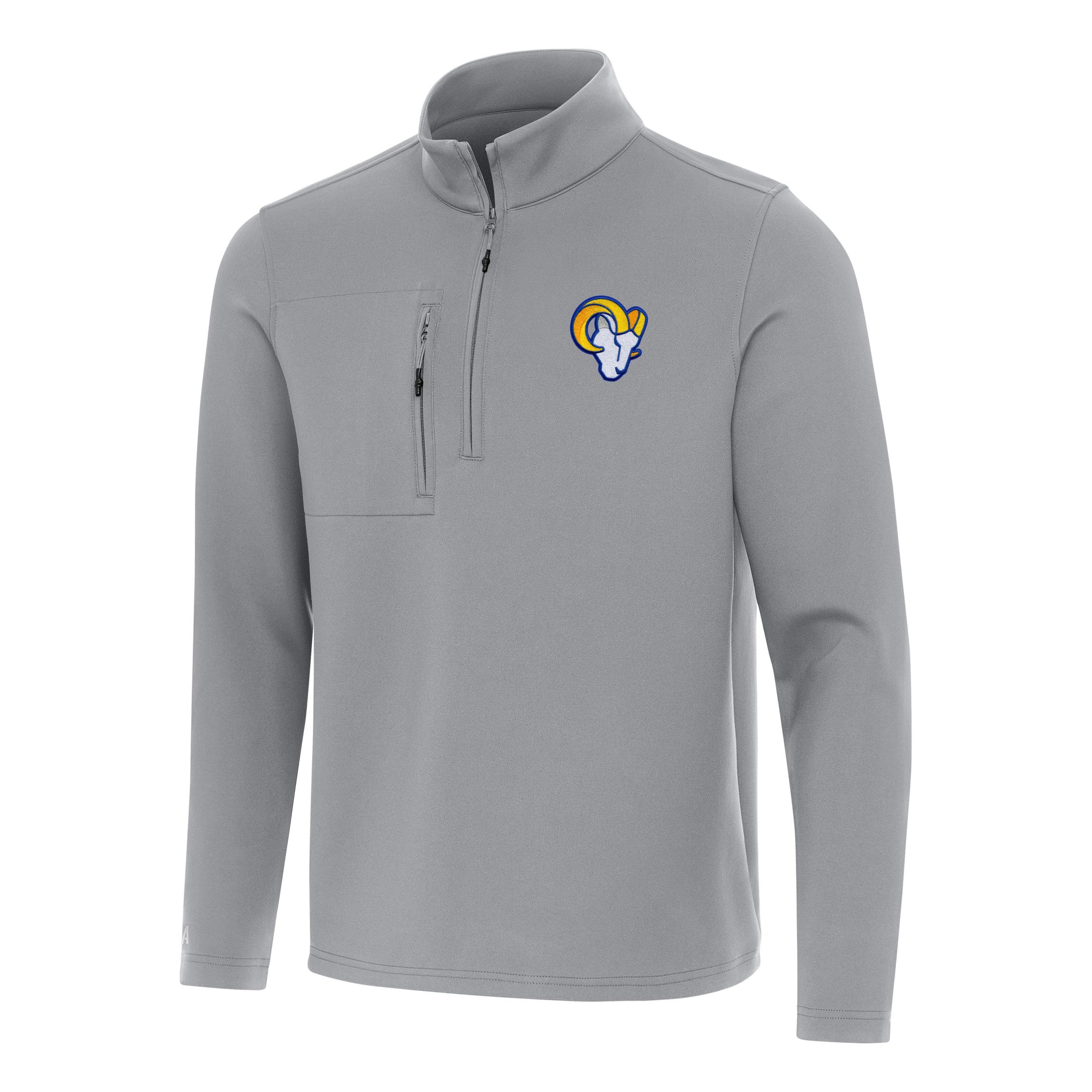 Antigua NFL Los Angeles Rams Mens Insider 1/4 Zip Pullover