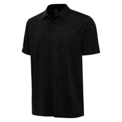 Antigua BLANK Men's Layout Polo, Black, Medium