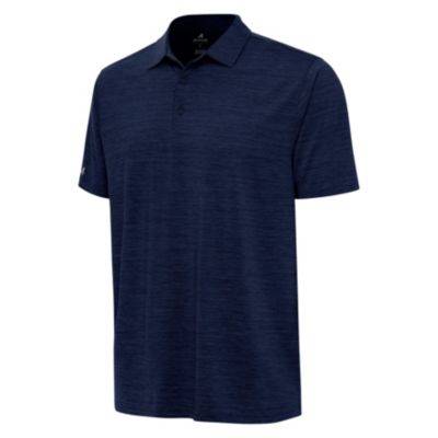 Antigua BLANK Men's Layout Polo, Navy Blue, XL