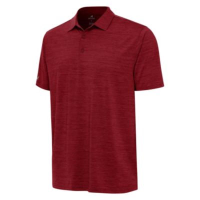 Antigua BLANK Men's Layout Polo, Red, 2XL