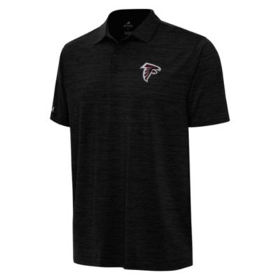 Antigua NFL Atlanta Falcons Men's Layout Polo, Black, 3XL