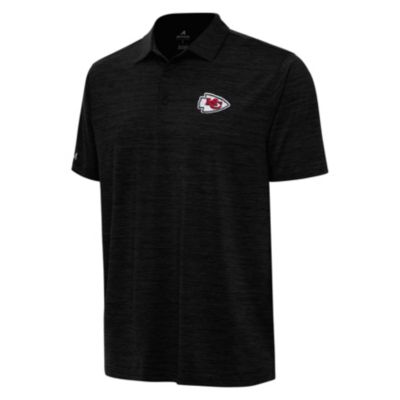 Antigua NFL Kansas City Chiefs Men's Layout Polo, Black, 3XL