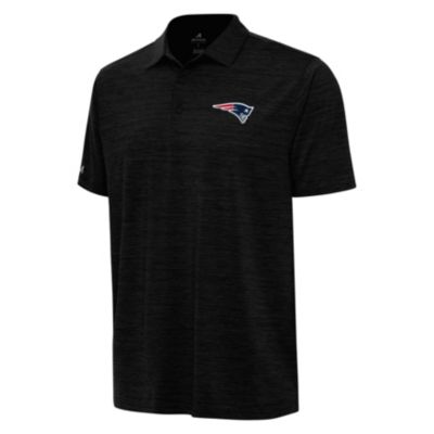 Antigua NFL New England Patriots Men's Layout Polo, Black, 3XL