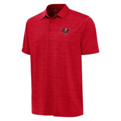 Antigua NFL Tampa Bay Buccaneers Men's Layout Polo, Red, Large