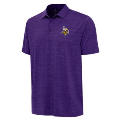 Antigua NFL Minnesota Vikings Men's Layout Polo, Purple, XL