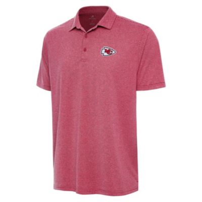 Antigua NFL Kansas City Chiefs Men's Scheme Polo, Red, Small