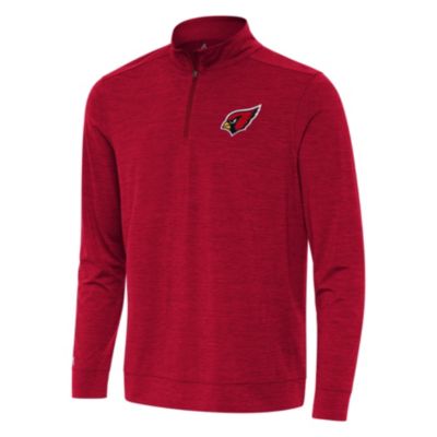 Antigua NFL Arizona Cardinals Men's Bright 1/4 Zip Pullover, Red, 3XL