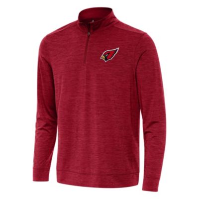 Antigua NFL Arizona Cardinals Men's Bright 1/4 Zip Pullover, Red, 3XL