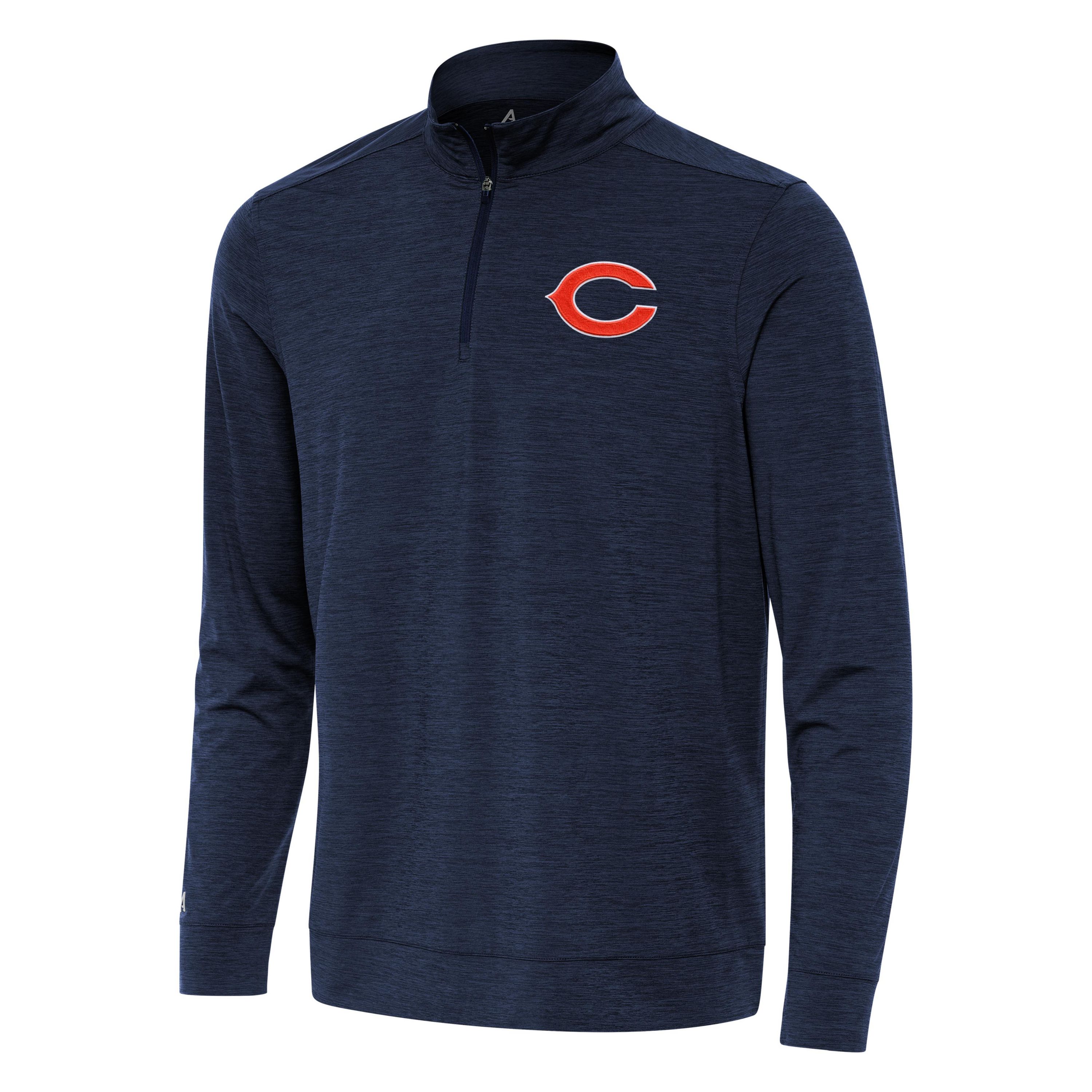 Antigua NFL Chicago Bears Mens Bright 1/4 Zip Pullover