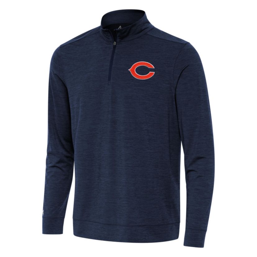 Antigua NFL Chicago Bears Mens Bright 1/4 Zip Pullover
