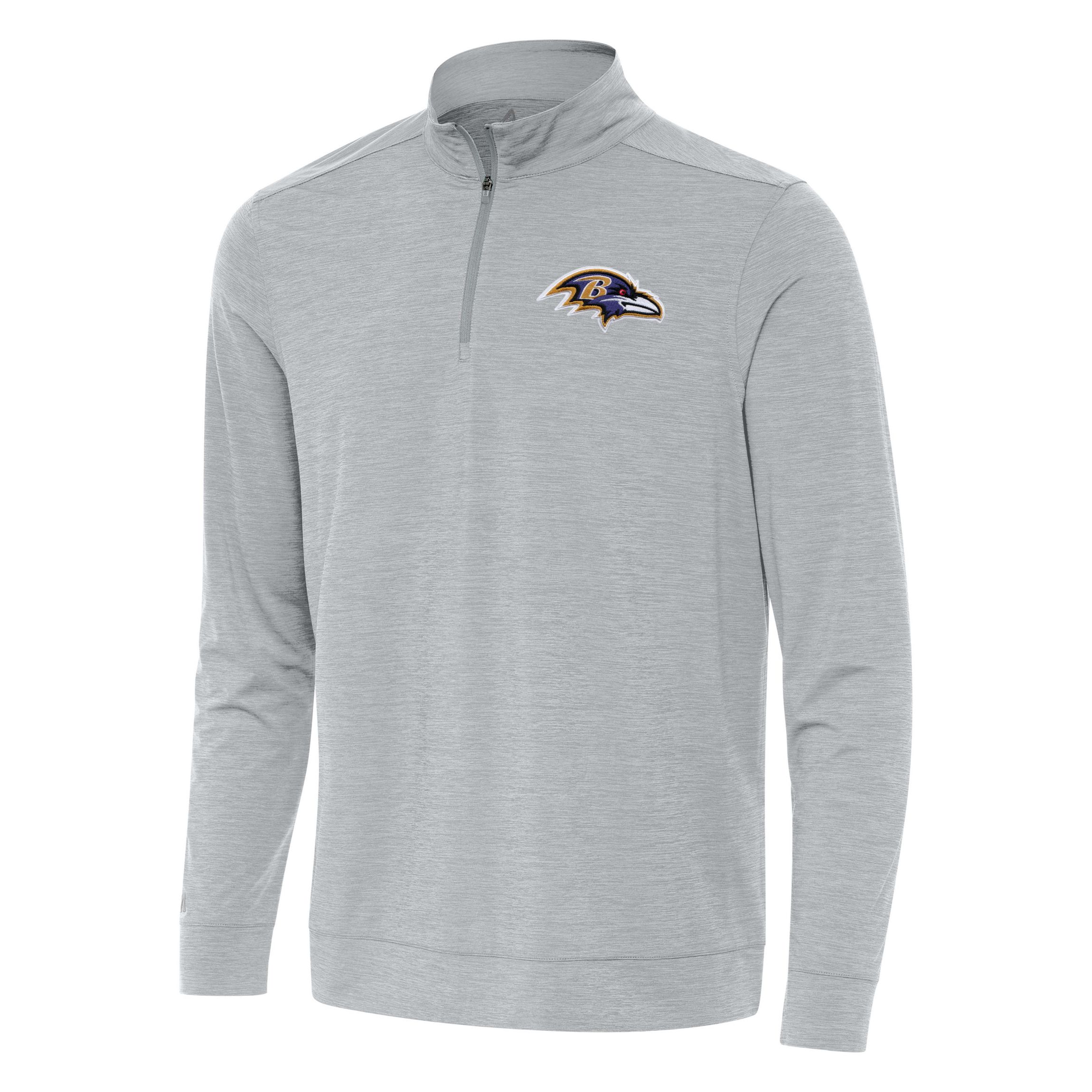 Antigua NFL Baltimore Ravens Mens Bright 1/4 Zip Pullover
