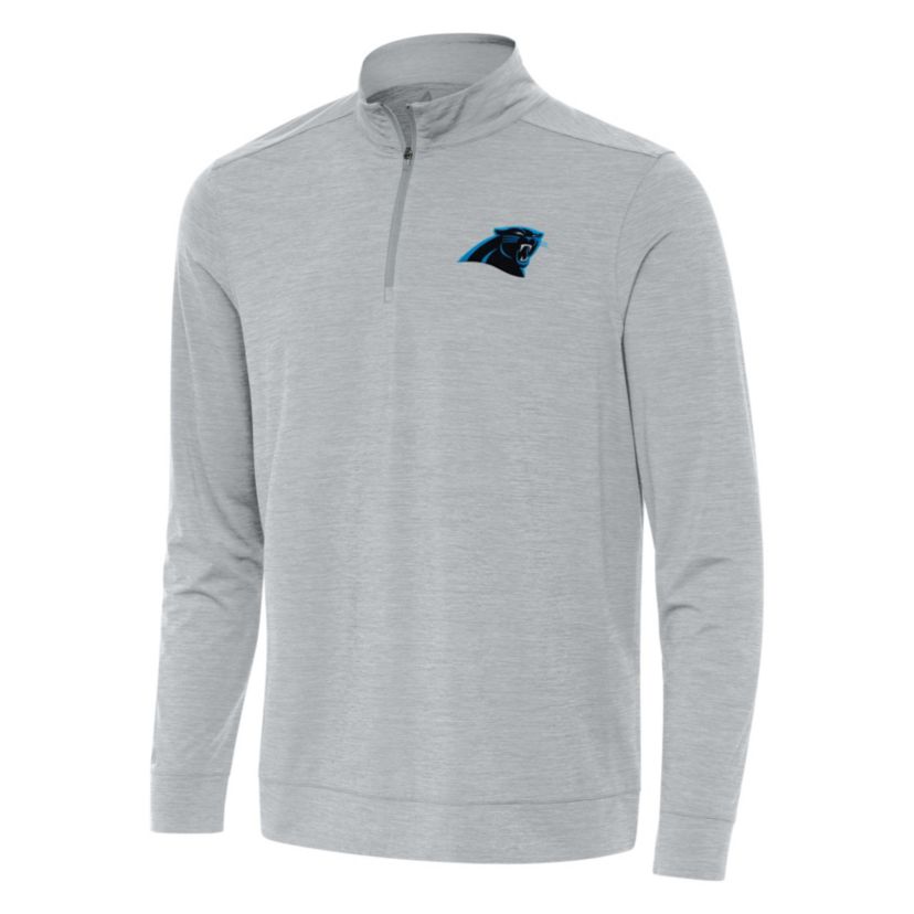Antigua NFL Carolina Panthers Mens Bright 1/4 Zip Pullover