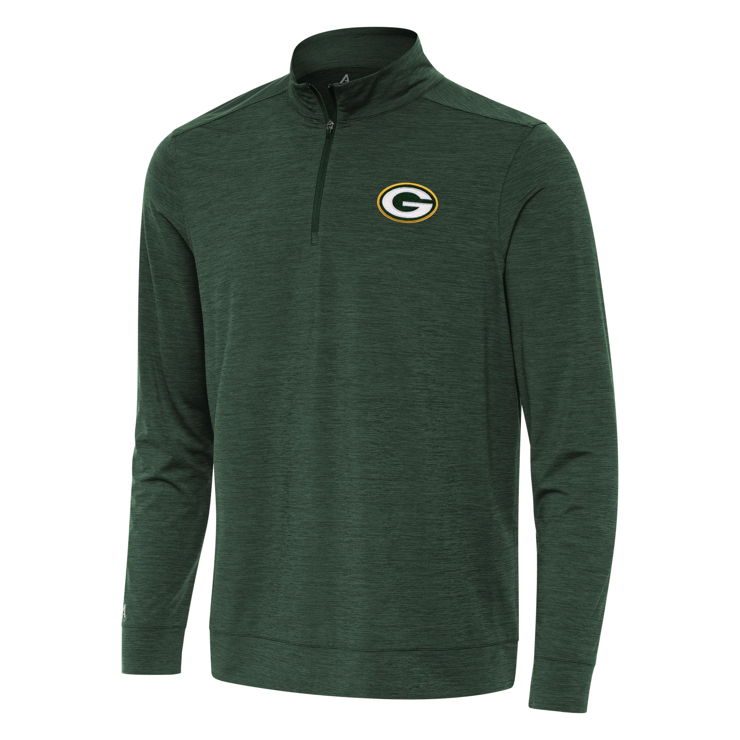 Antigua NFL Green Bay Packers Mens Bright 1/4 Zip Pullover