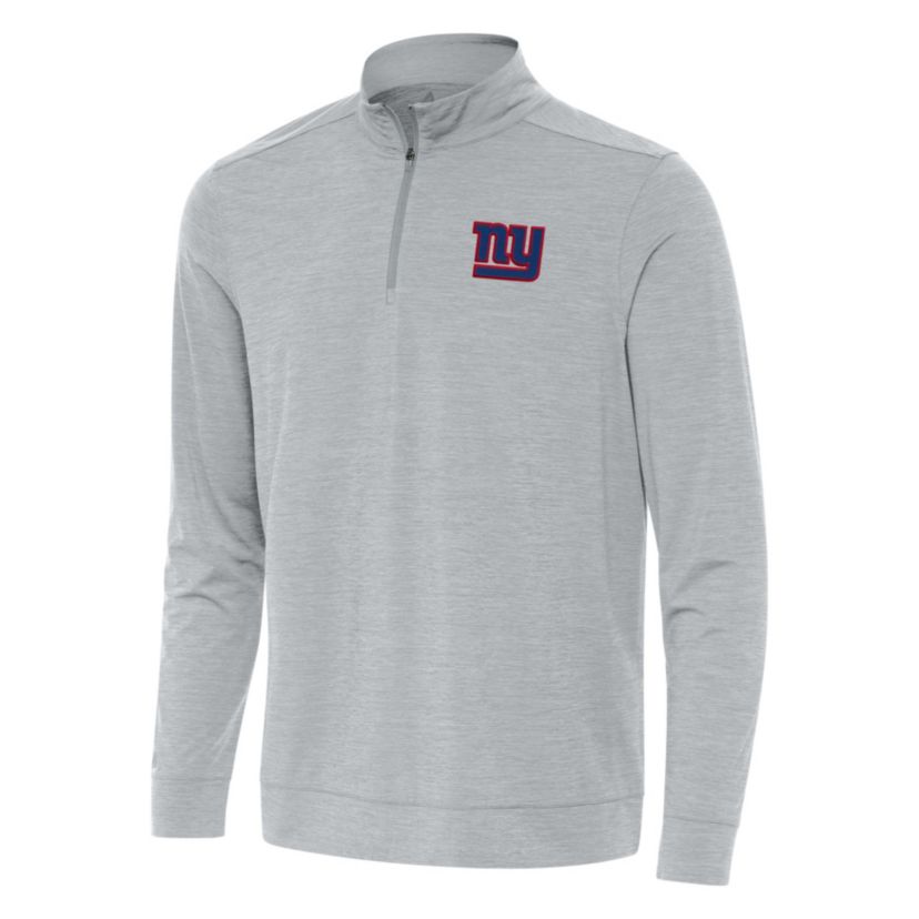 Antigua NFL New York Giants Mens Bright 1/4 Zip Pullover
