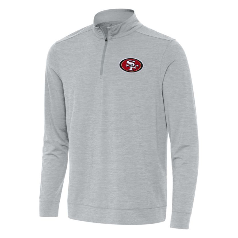 Antigua NFL San Francisco 49ers Mens Bright 1/4 Zip Pullover