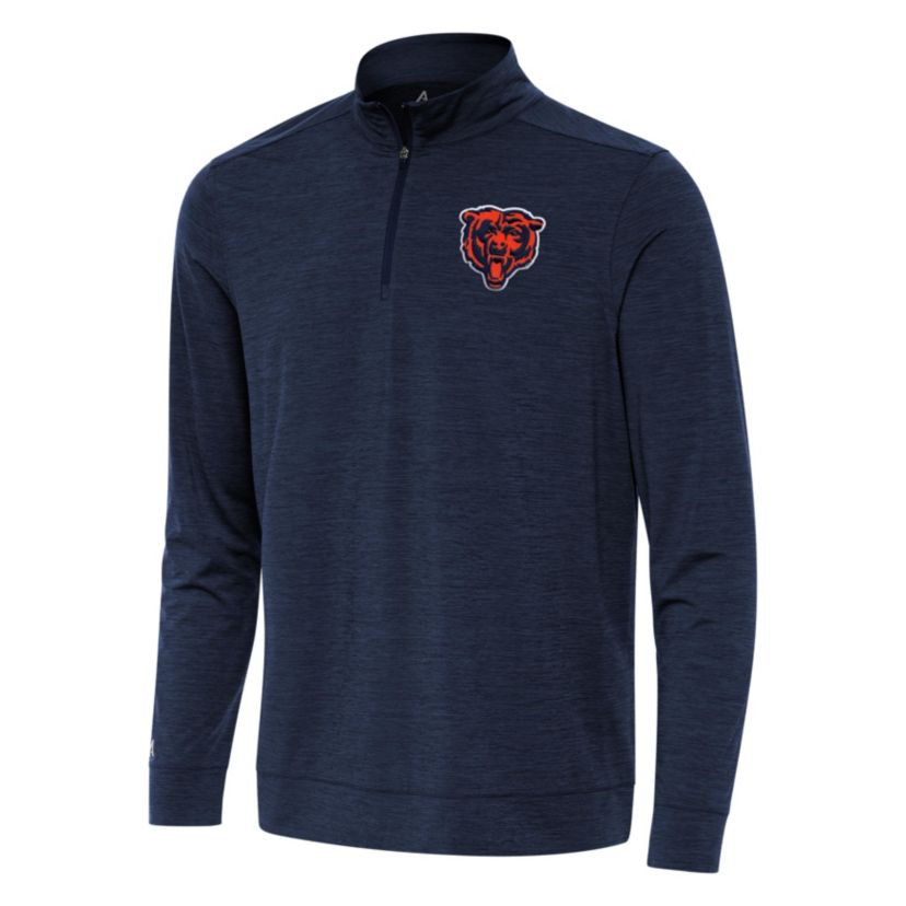 Antigua NFL Chicago Bears Mens Bright 1/4 Zip Pullover