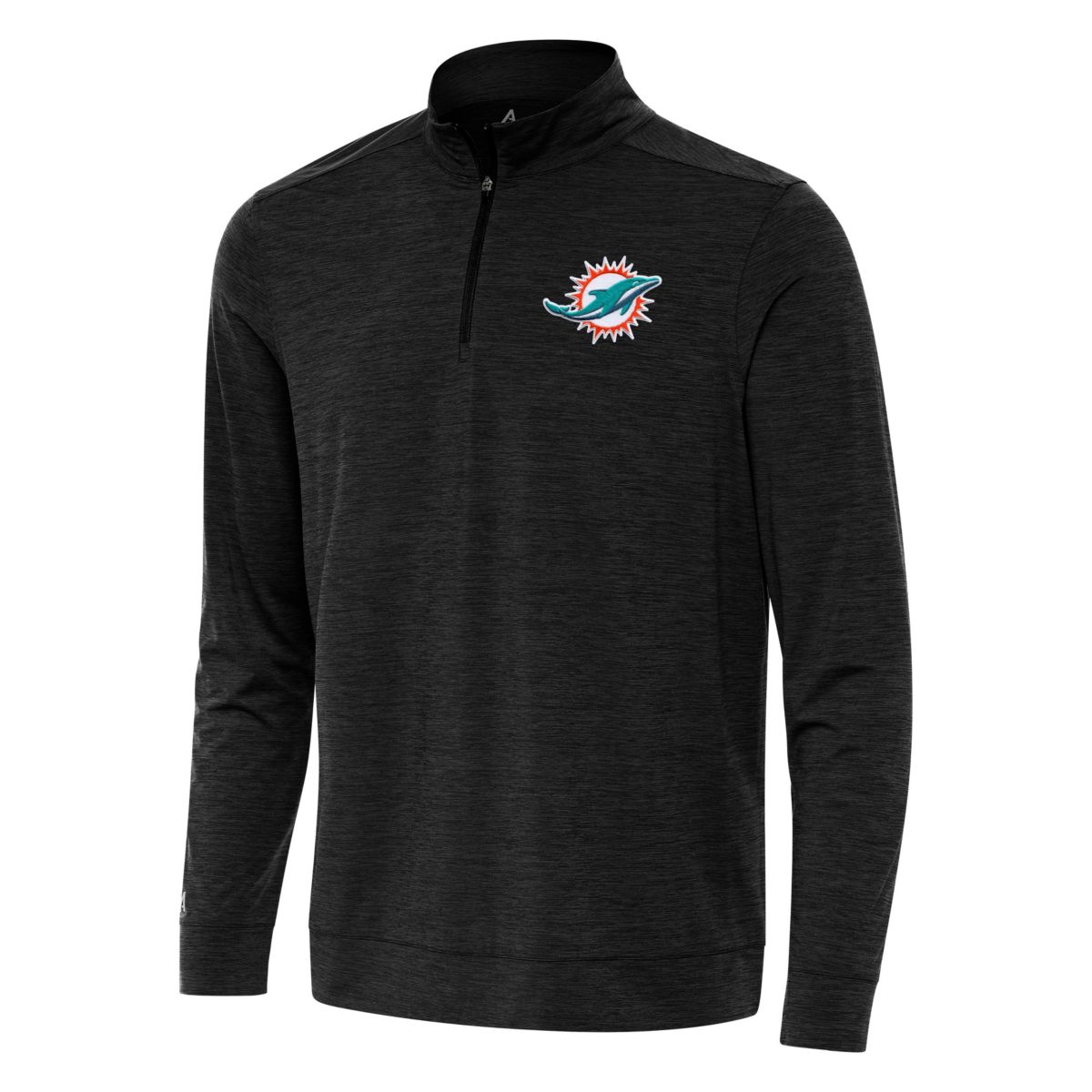 Antigua NFL Miami Dolphins Mens Bright 1/4 Zip Pullover