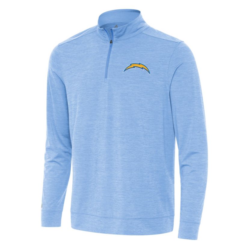 Antigua NFL Los Angeles Chargers Mens Bright 1/4 Zip Pullover