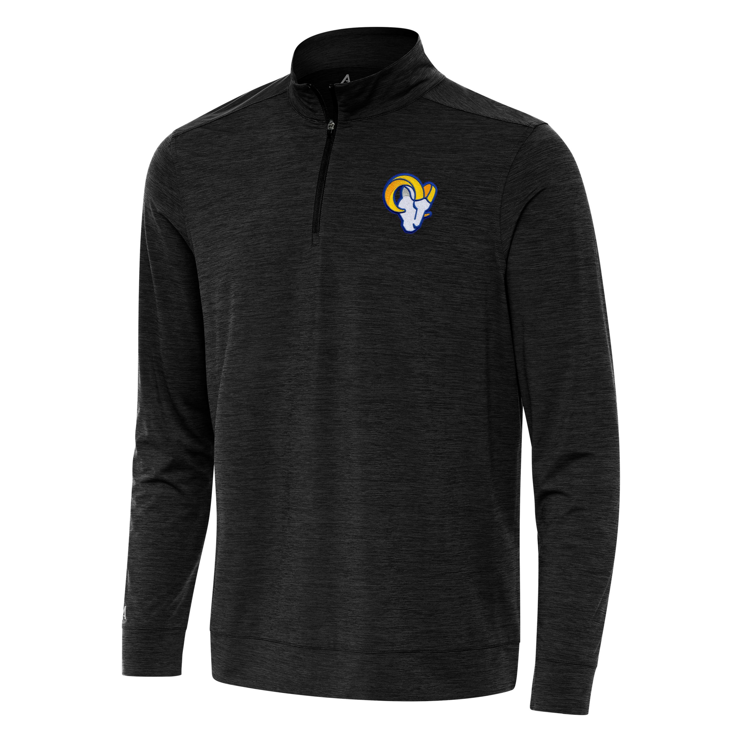 Antigua NFL Los Angeles Rams Mens Bright 1/4 Zip Pullover