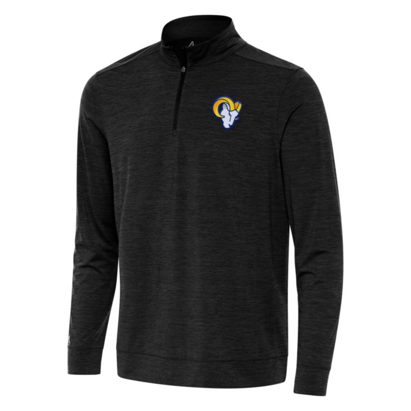 Antigua NFL Los Angeles Rams Mens Bright 1/4 Zip Pullover