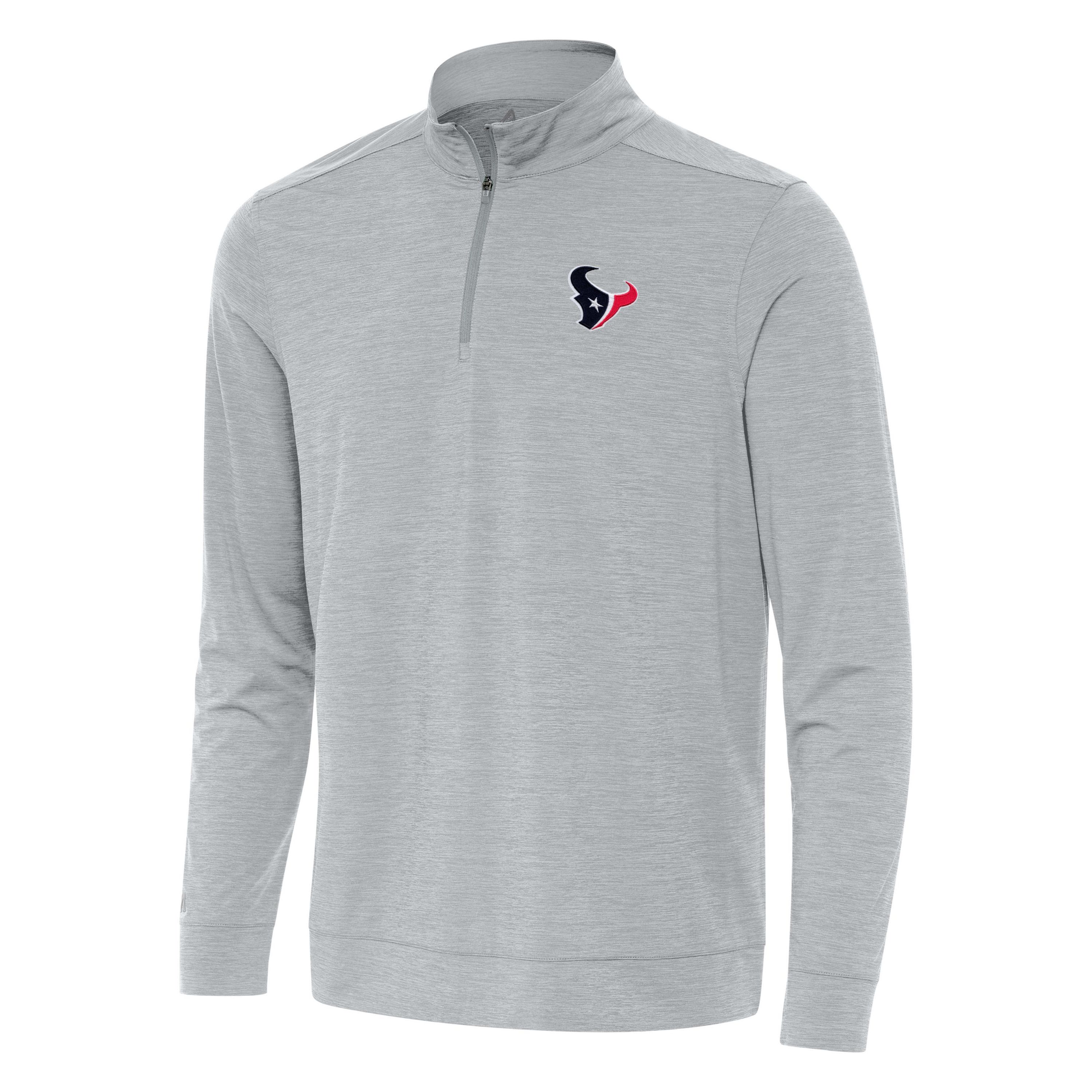 Antigua NFL Houston Texans Mens Bright 1/4 Zip Pullover