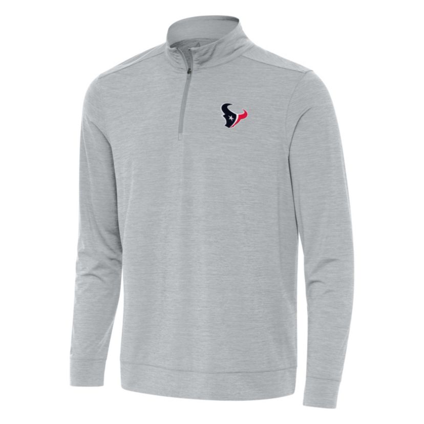 Antigua NFL Houston Texans Mens Bright 1/4 Zip Pullover